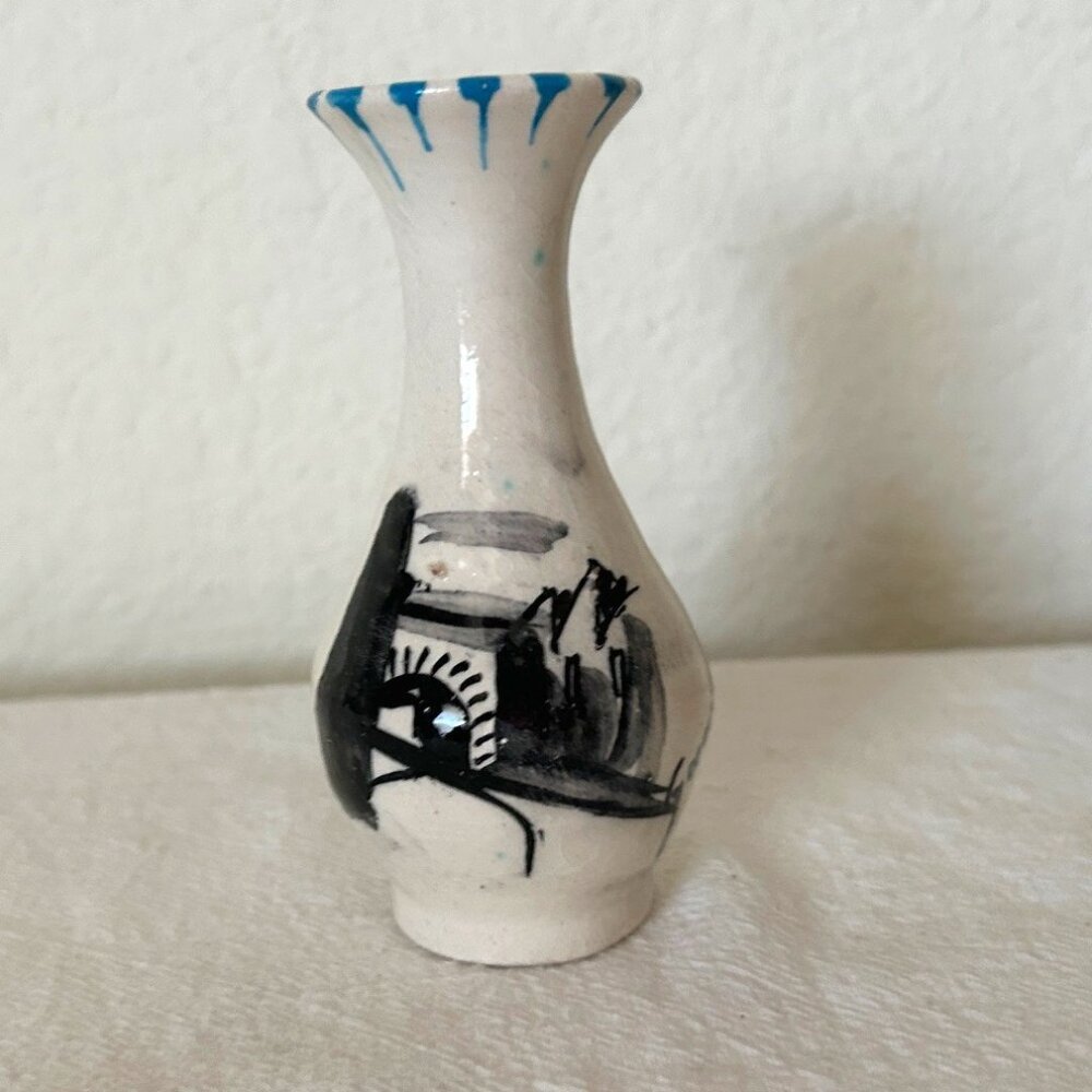 VINTAGE Small Ceramic Guanajuato, Mexico, Mini Vase